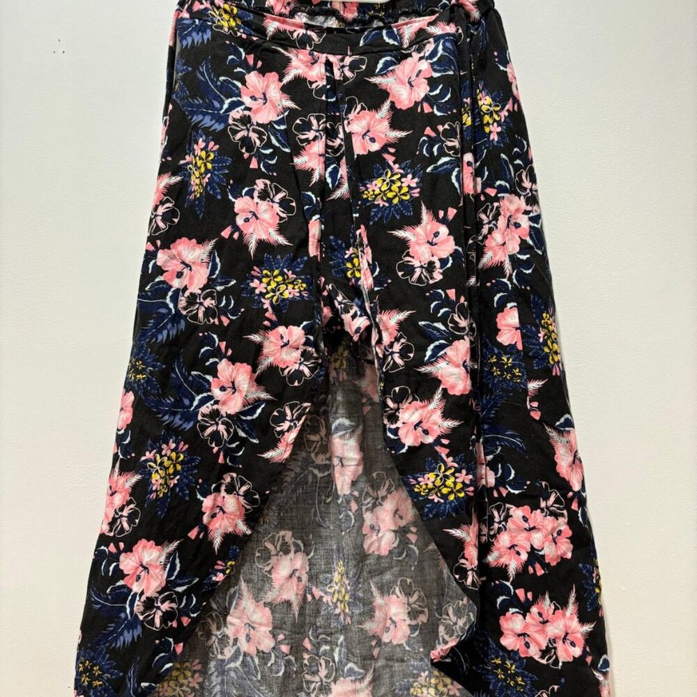 Girls Tropical Shirt & Skort, Epic Thread, XL, black & pink,excellent condition